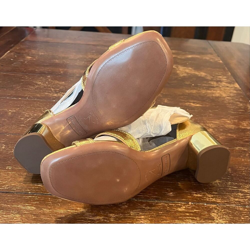 Franco Sarto womens Nora Ankle Strap Low Block Heel SandalHeeled Sandal -7.5 - Picture 6 of 7